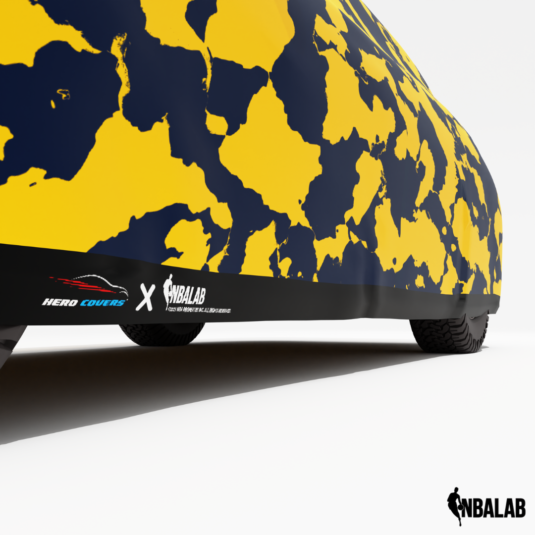 Officially Licensed Denver Nuggets Comouflage Car Covers – Indoor & Outdoor | NBA Protection | HeroCovers