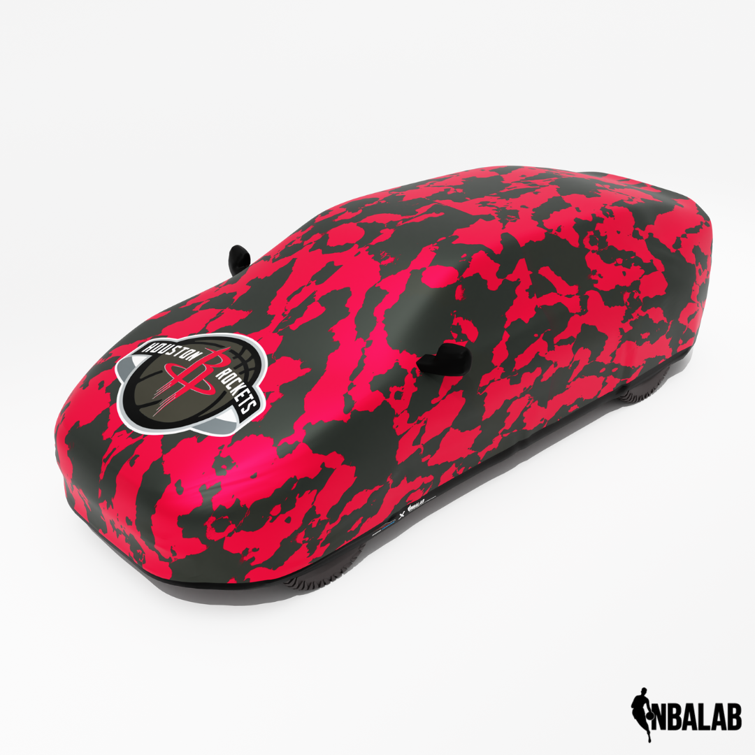 Officially Licensed Houston Rockets Comouflage Car Covers – Indoor & Outdoor | NBA Protection | HeroCovers