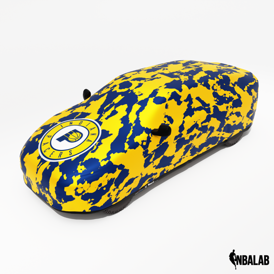 Officially Licensed Indiana Pacers Comouflage Car Covers – Indoor & Outdoor | NBA Protection | HeroCovers
