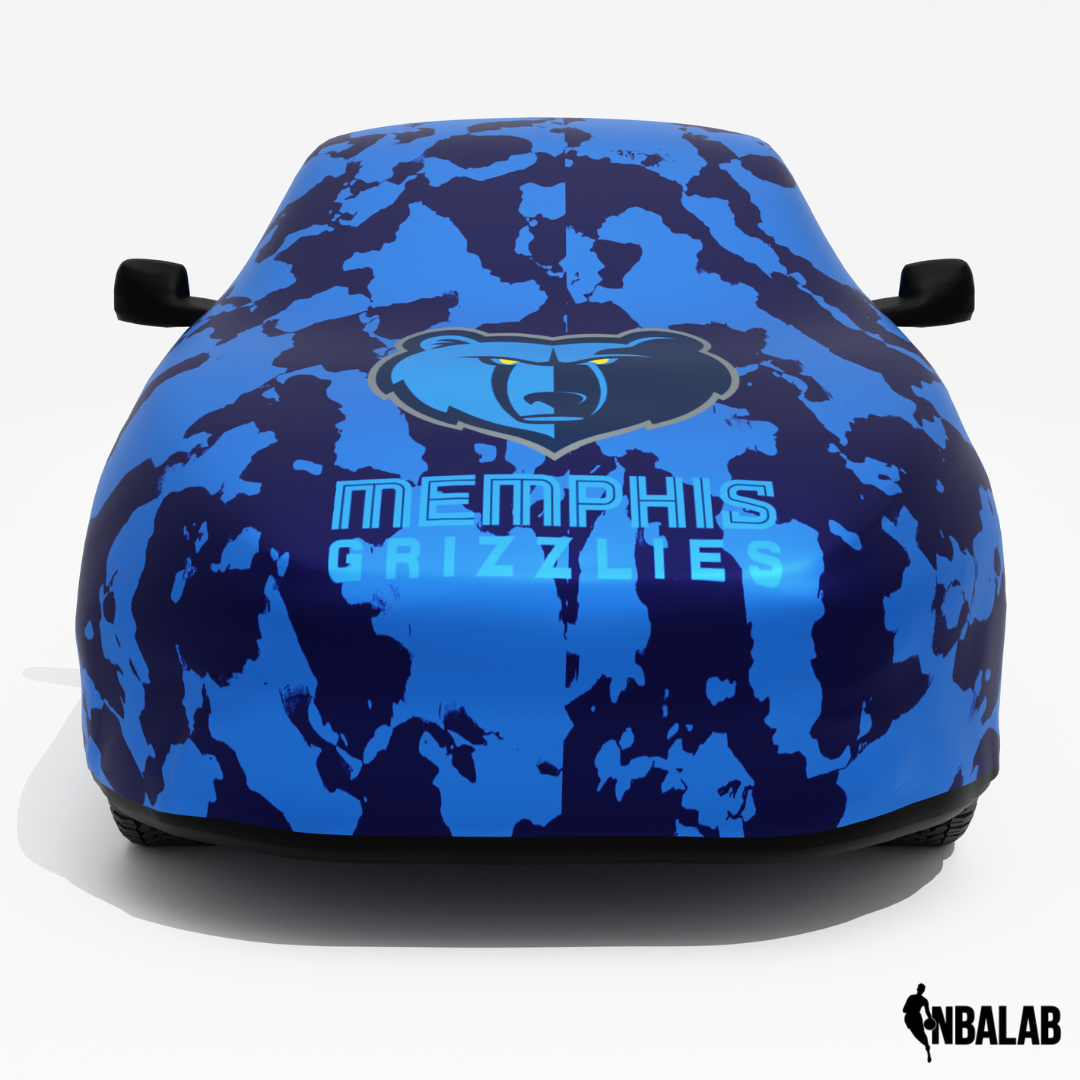 Officially Licensed Memphis Grizzlies Camouflage Car Covers – Indoor & Outdoor | NBA Protection | HeroCovers