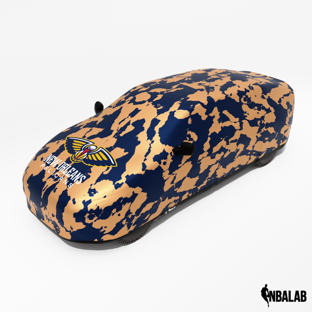 Officially Licensed New Orleans Comouflage Car Covers – Indoor & Outdoor | NBA Protection | HeroCovers