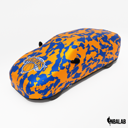 Officially Licensed New York Knicks Camouflage Car Covers – Indoor & Outdoor | NBA Protection | HeroCovers