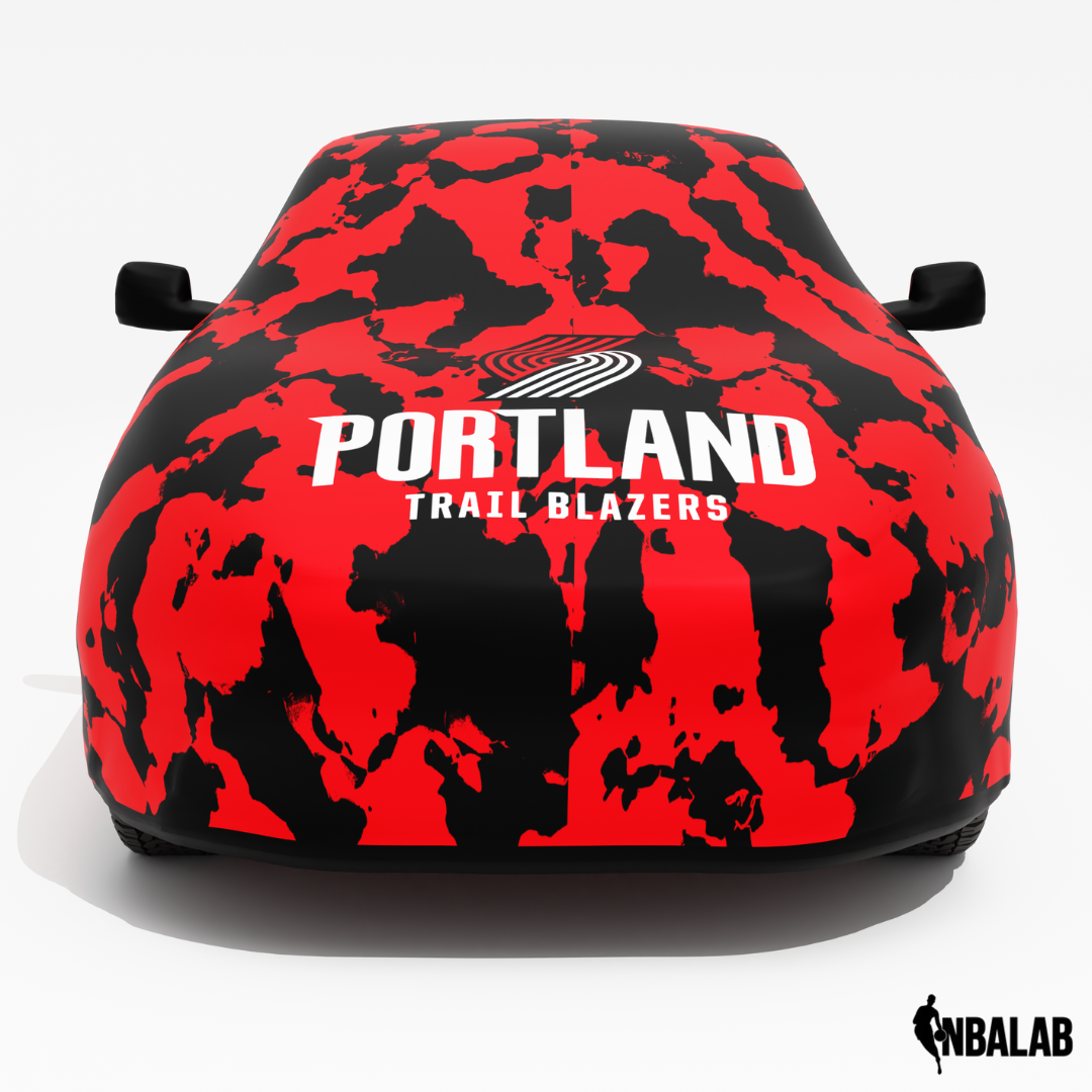 Officially Licensed Portland Trailblazers Comouflage Car Covers – Indoor & Outdoor | NBA Protection | HeroCovers