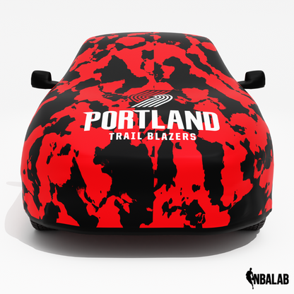 Officially Licensed Portland Trailblazers Comouflage Car Covers – Indoor & Outdoor | NBA Protection | HeroCovers