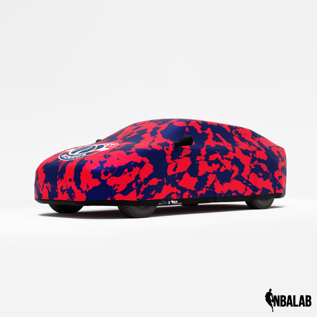 Officially Licensed Washington Wizards Camouflage Car Covers – Indoor & Outdoor | NBA Protection | HeroCovers
