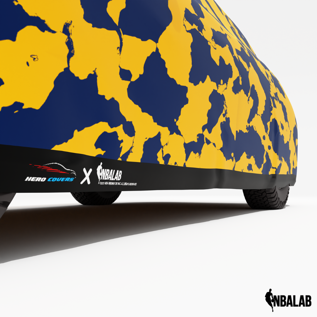 Officially Licensed Indiana Pacers Comouflage Car Covers – Indoor & Outdoor | NBA Protection | HeroCovers