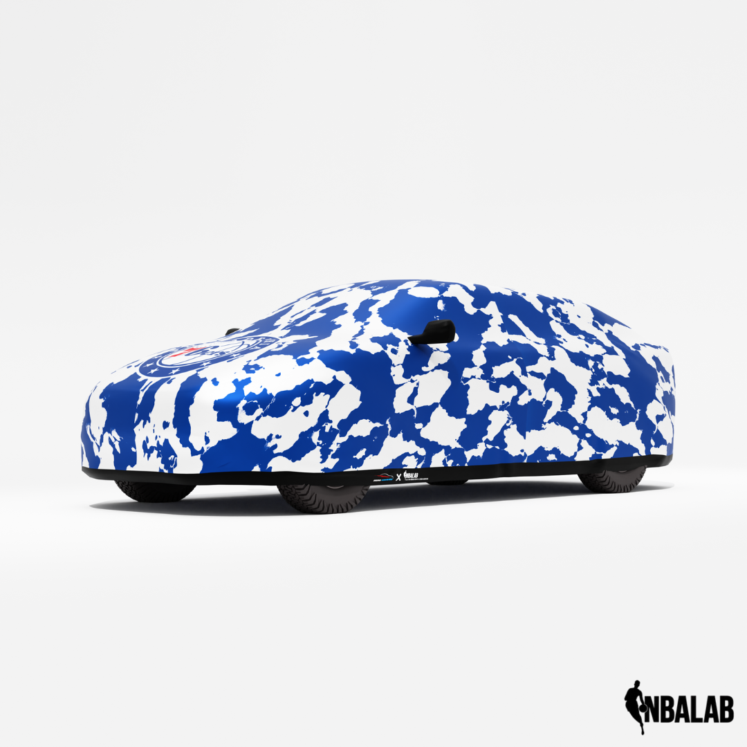 Officially Licensed Philadelphia Comouflage Car Covers – Indoor & Outdoor | NBA Protection | HeroCovers
