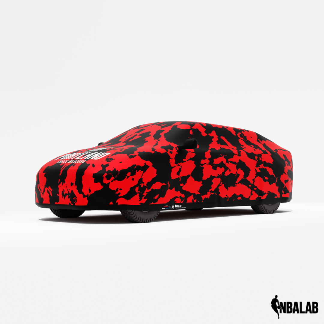 Officially Licensed Portland Trailblazers Comouflage Car Covers – Indoor & Outdoor | NBA Protection | HeroCovers