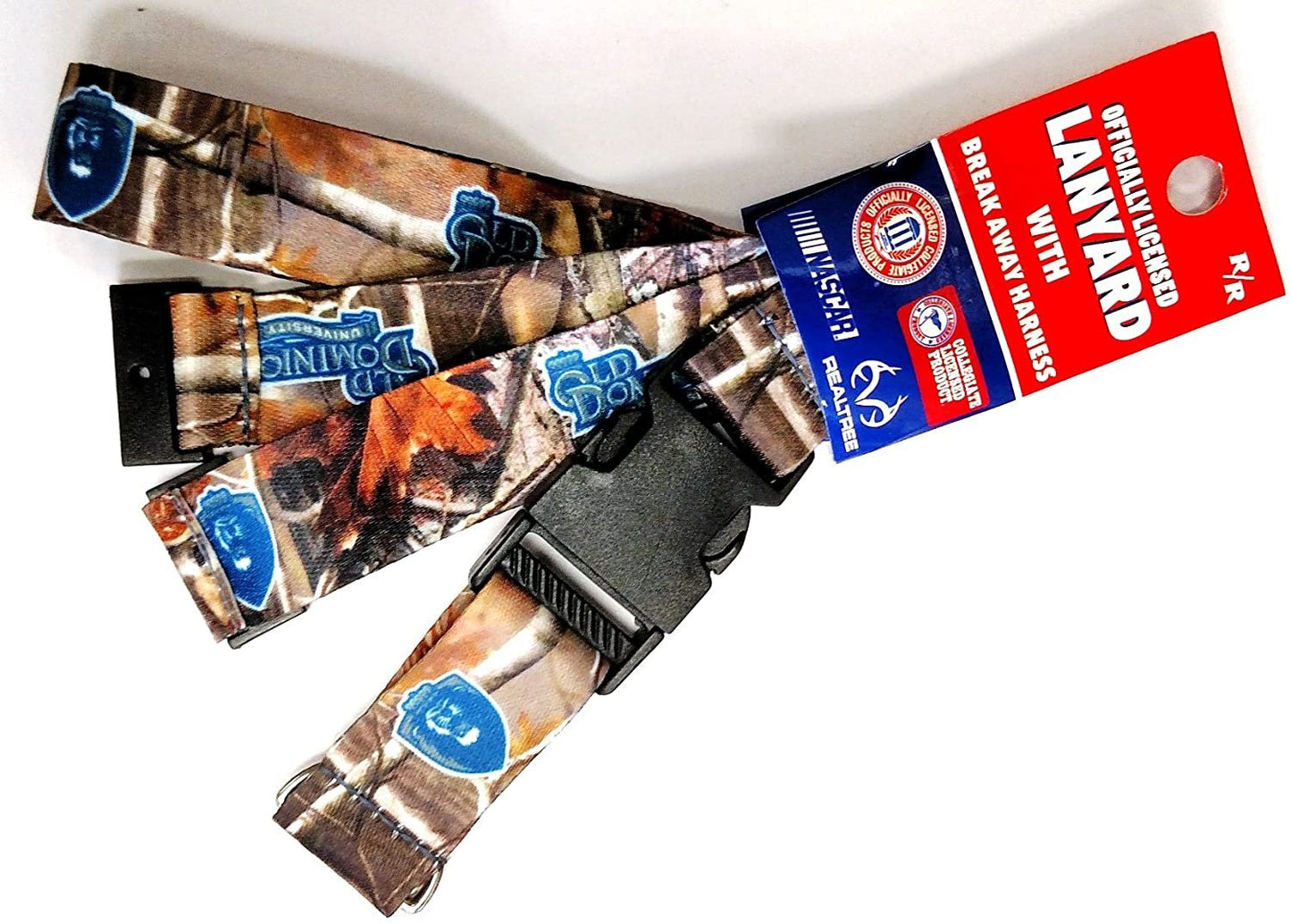 Old Dominion Monarchs CAMO RR Deluxe 2-Sided Lanyard Breakaway Clip w/J-Hook Keychain University of