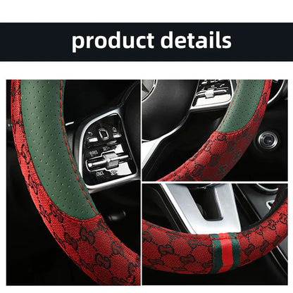 Nearly Universal Luxury Design Steering Wheel Cover