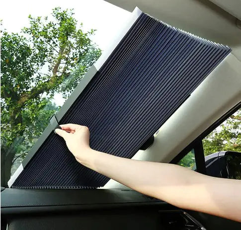 Retractable Car Windshield Sun Shade