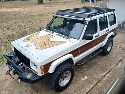 Retro Golden Eagle Graphics Set – Hood Decal & Jeep Name Kit | Classic Golden Eagle Style for Jeep Models | Premium 3M Vinyl