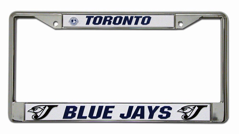 Rico Industries MLB Toronto Blue Jays Chrome License Plate Frame