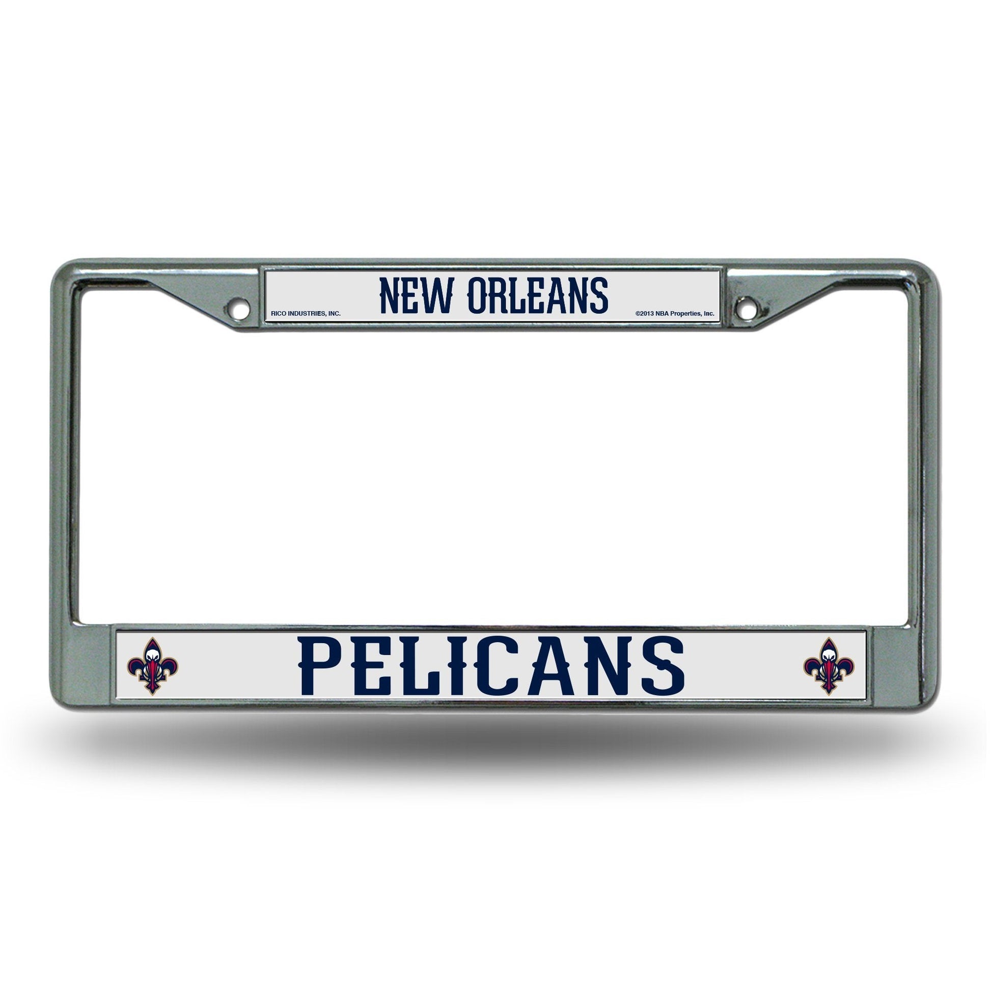 Rico New Orleans Hornets Chrome License Plate Frame