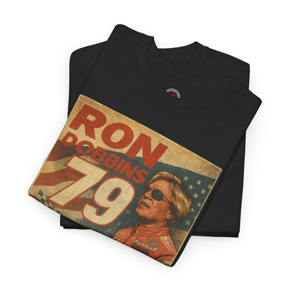 Ron Dobbins #79 Vintage Racing Tribute Tee – Classic Heavy Cotton