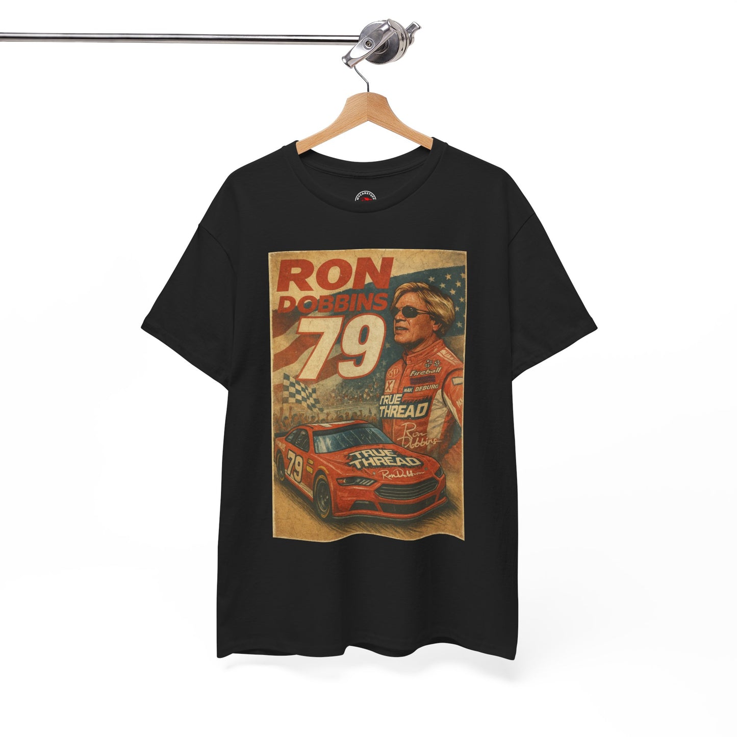 Ron Dobbins #79 Vintage Racing Tribute Tee – Classic Heavy Cotton
