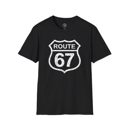 Route 67 Vintage Highway Shield Unisex T-Shirt | Softstyle® Comfort Tee