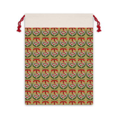 Season's Best Sales Event Gift Bag – Reusable Holiday Santa Sack & Custom Drawstring Bag