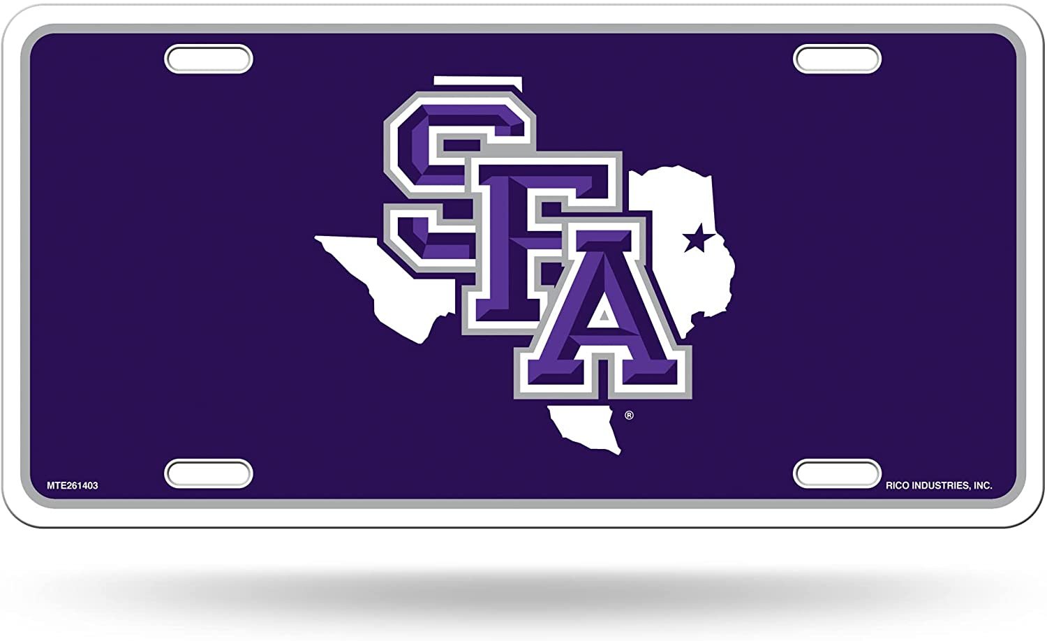 Stephen F Austin University Lumberjacks Metal Auto Tag License Plate, Logo Design, 6x12 Inch