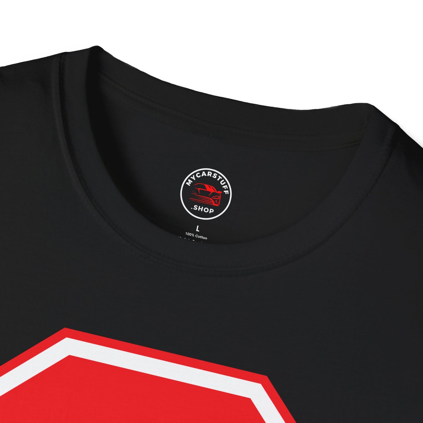 Stop Sign?! Funny Traffic Meme T-Shirt – Unisex Soft Cotton Tee