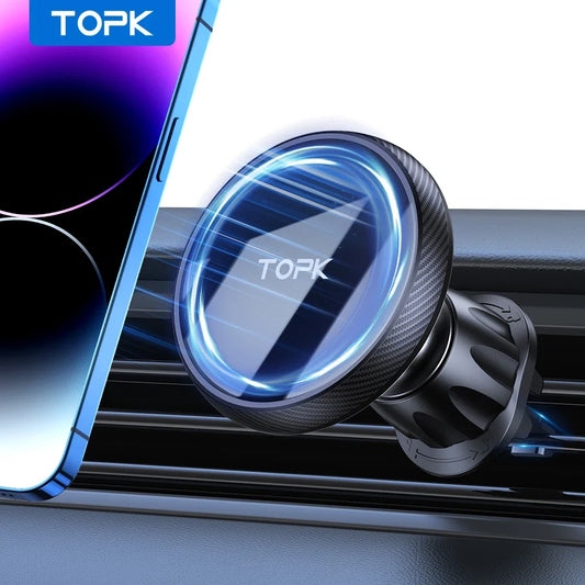 TOPK D49 Magnetic Air Vent Phone Holder – MagSafe Compatible