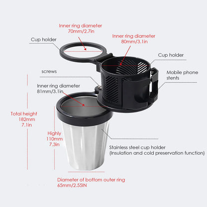 Multifunctional Car Cup Holder