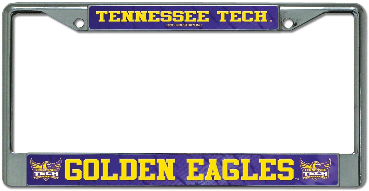 Tennessee Tech University Eagles Premium Metal License Plate Frame Chrome Tag Cover, 12x6 Inch