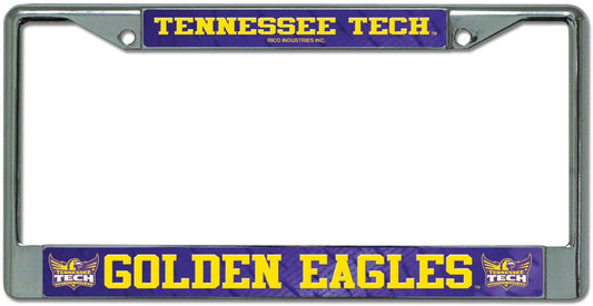 Tennessee Tech University Eagles Premium Metal License Plate Frame Chrome Tag Cover, 12x6 Inch