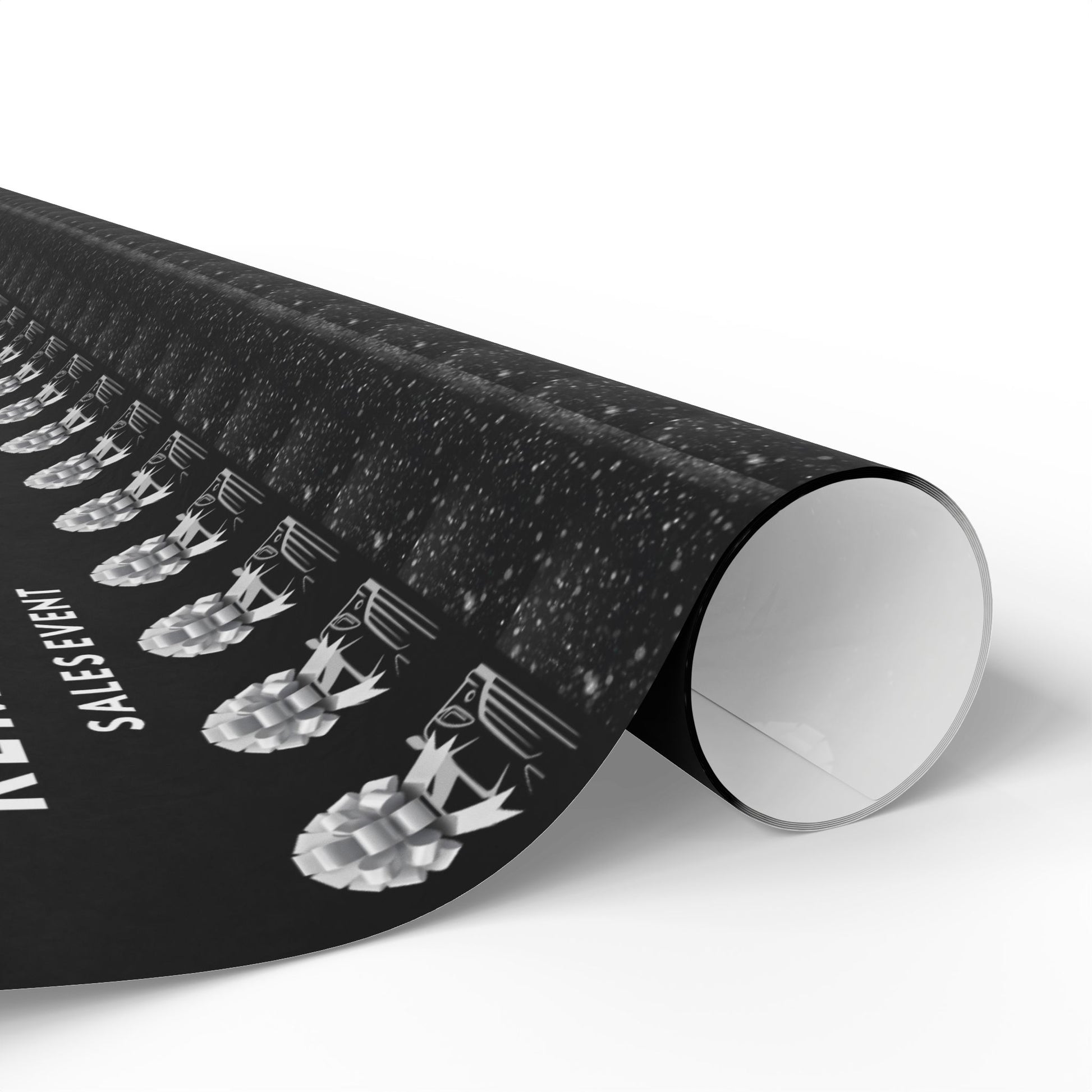 The December to Remember Sales Event Holiday Wrapping Paper – Festive Christmas Gift Wrap for Car Lovers