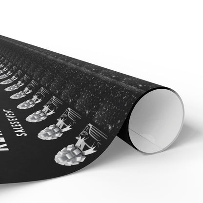 The December to Remember Sales Event Holiday Wrapping Paper – Festive Christmas Gift Wrap for Car Lovers