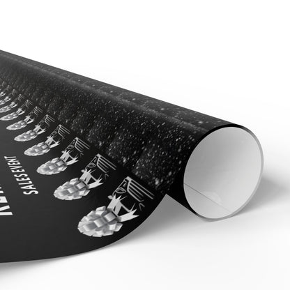 The December to Remember Sales Event Holiday Wrapping Paper – Festive Christmas Gift Wrap for Car Lovers