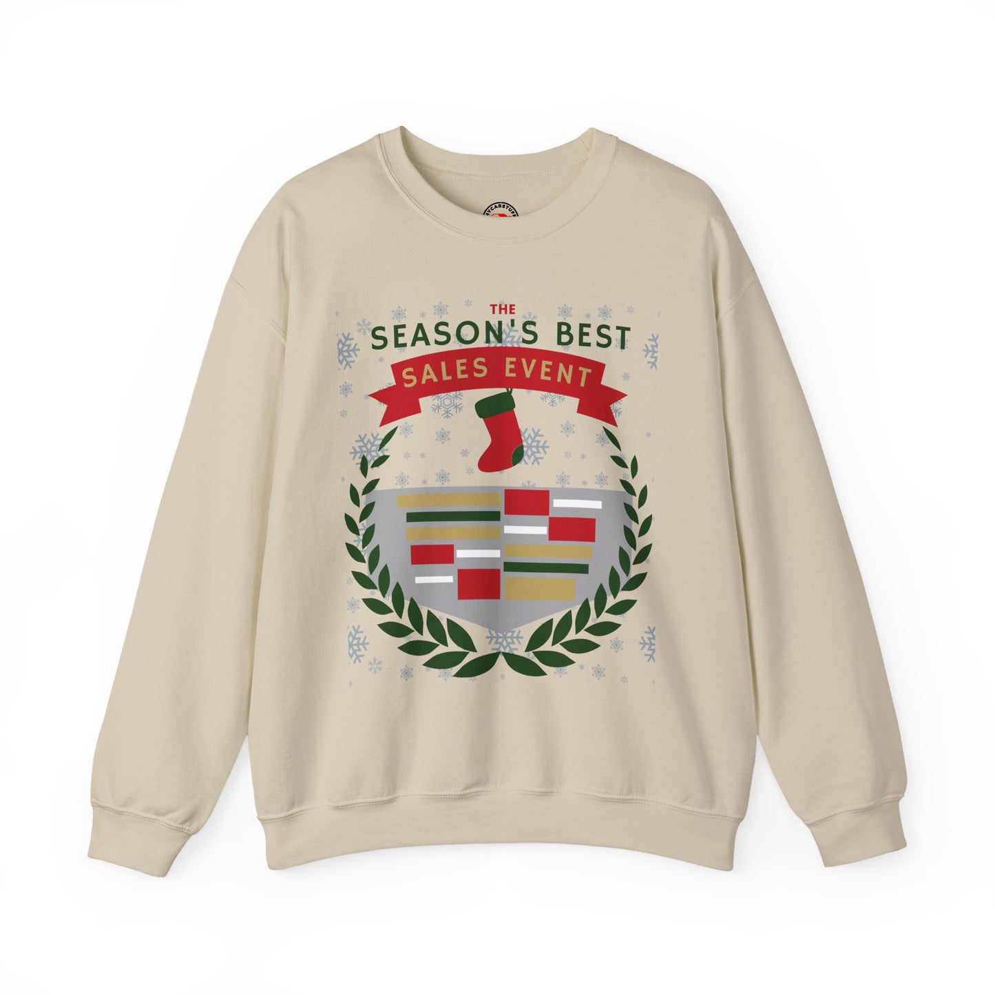 The Season's Best Sales Event Holiday Sweatshirt – Unisex Heavy Blend™ Crewneck