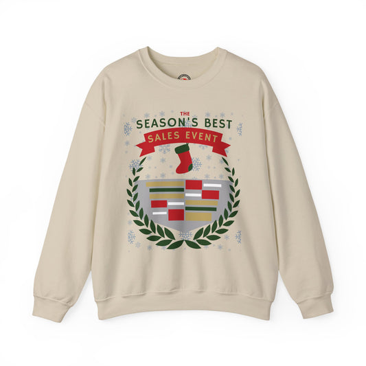 The Season's Best Sales Event Holiday Sweatshirt – Unisex Heavy Blend™ Crewneck