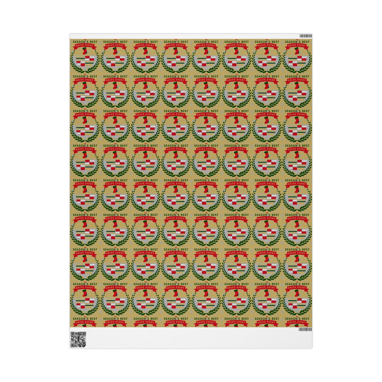 The Season's Best Sales Event Holiday Wrapping Paper – Festive Christmas Gift Wrap for Car Lovers