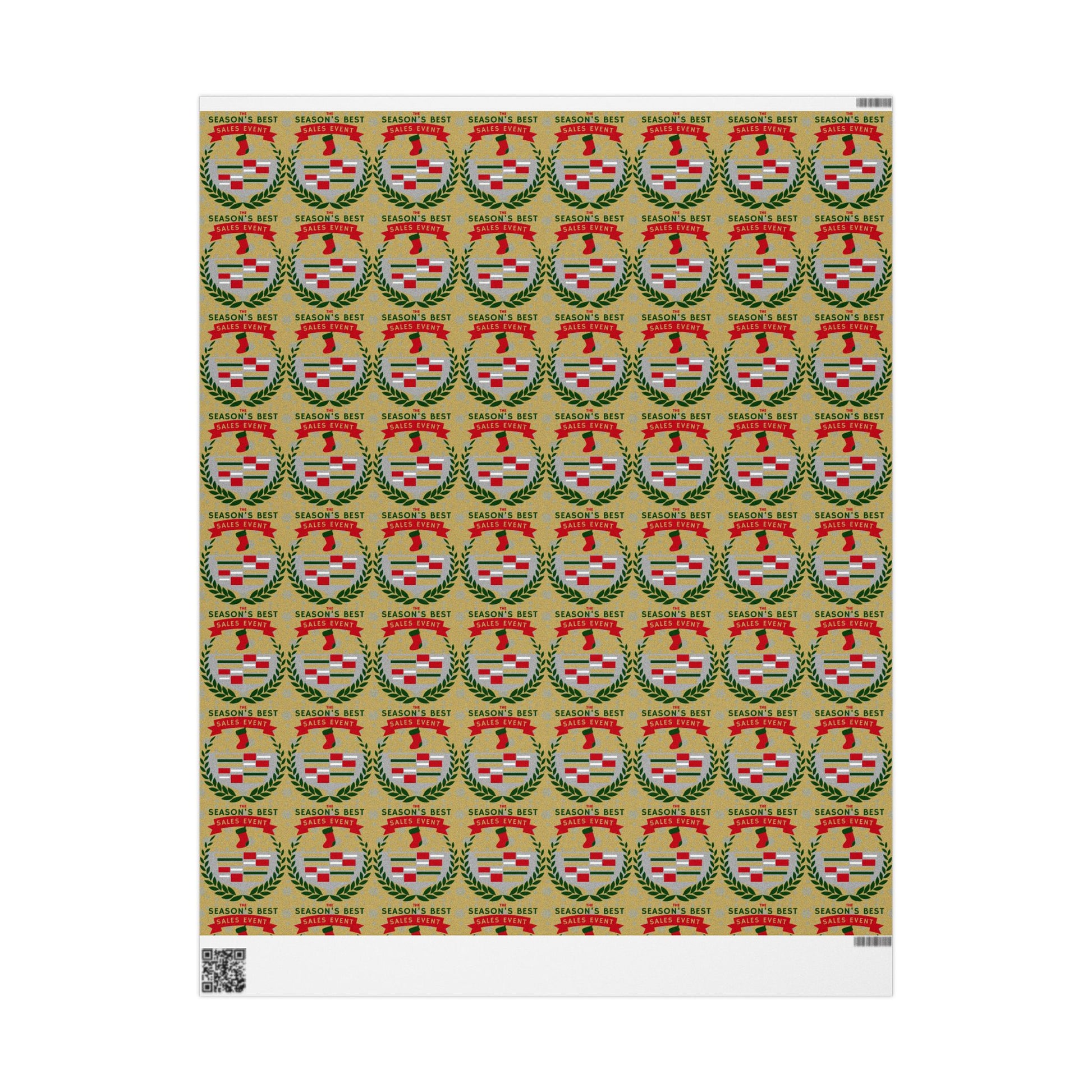 The Season's Best Sales Event Holiday Wrapping Paper – Festive Christmas Gift Wrap for Car Lovers