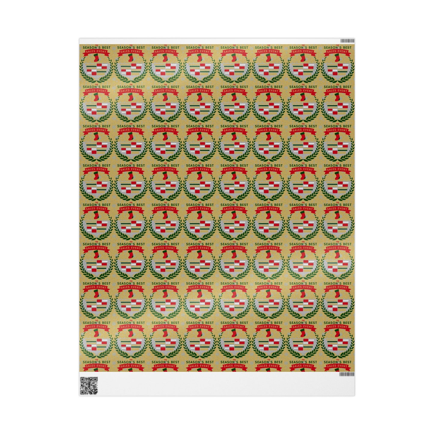 The Season's Best Sales Event Holiday Wrapping Paper – Festive Christmas Gift Wrap for Car Lovers