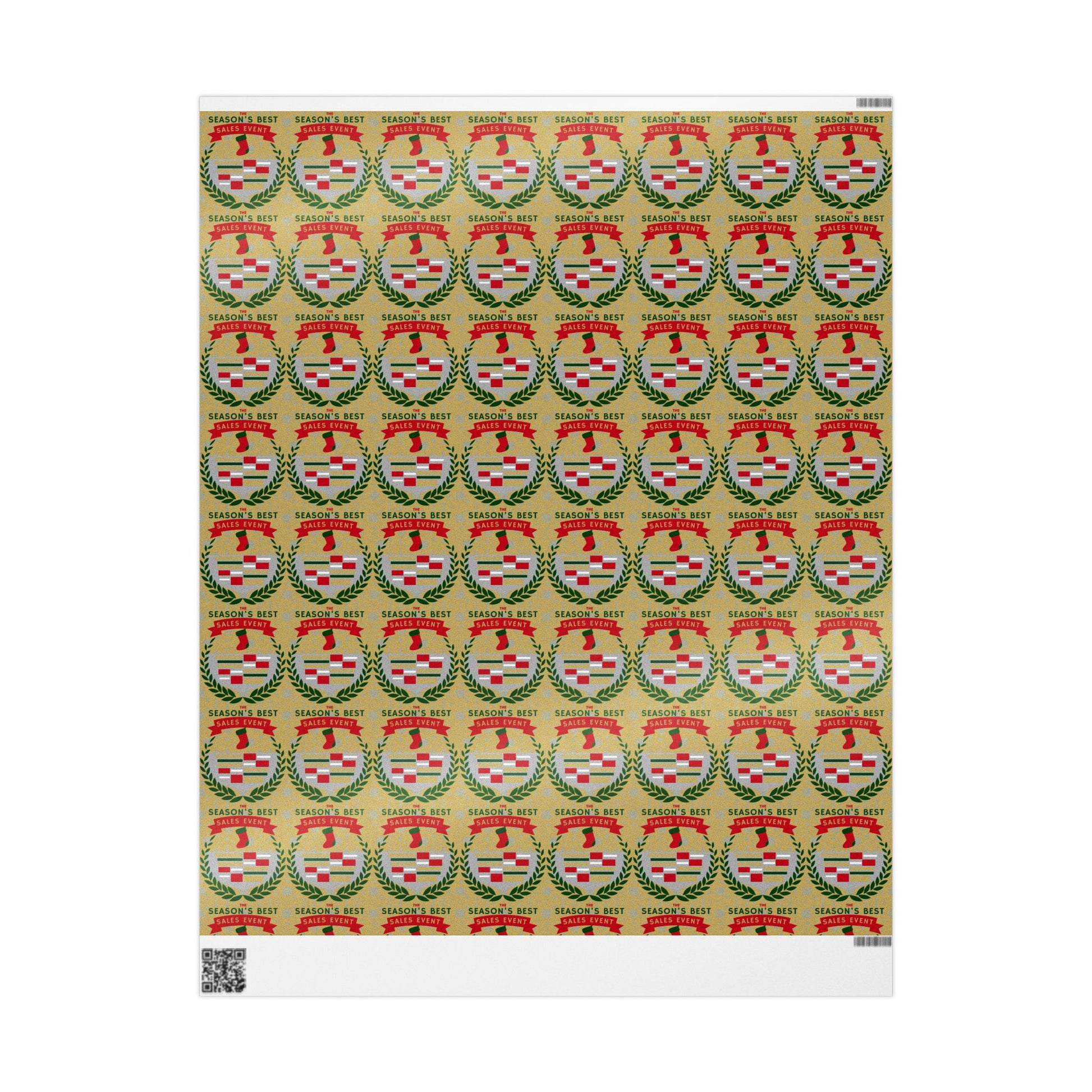 The Season's Best Sales Event Holiday Wrapping Paper – Festive Christmas Gift Wrap for Car Lovers