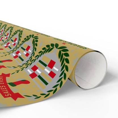 The Season's Best Sales Event Holiday Wrapping Paper – Festive Christmas Gift Wrap for Car Lovers