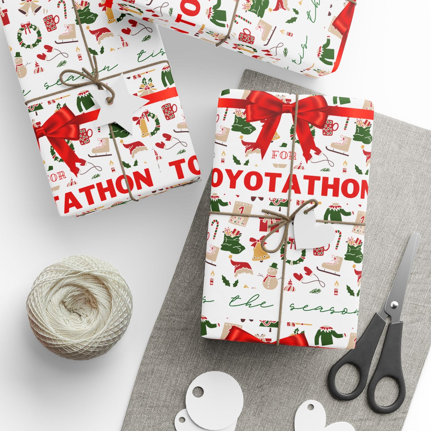 Tis the Season for Toyotathon Holiday Wrapping Paper – Festive Christmas Gift Wrap for Car Lovers