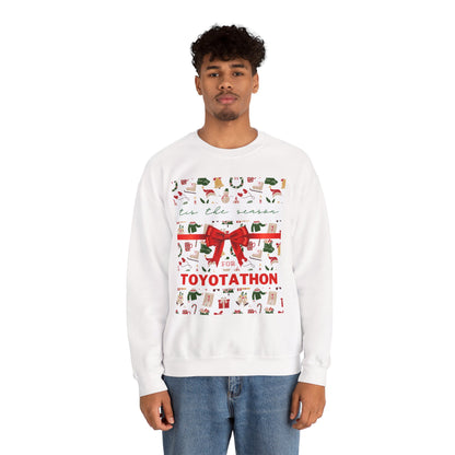 Toyotathon Holiday Sweater – Unisex Heavy Blend™ Crewneck Sweatshirt | Holiday Car Lover Gift