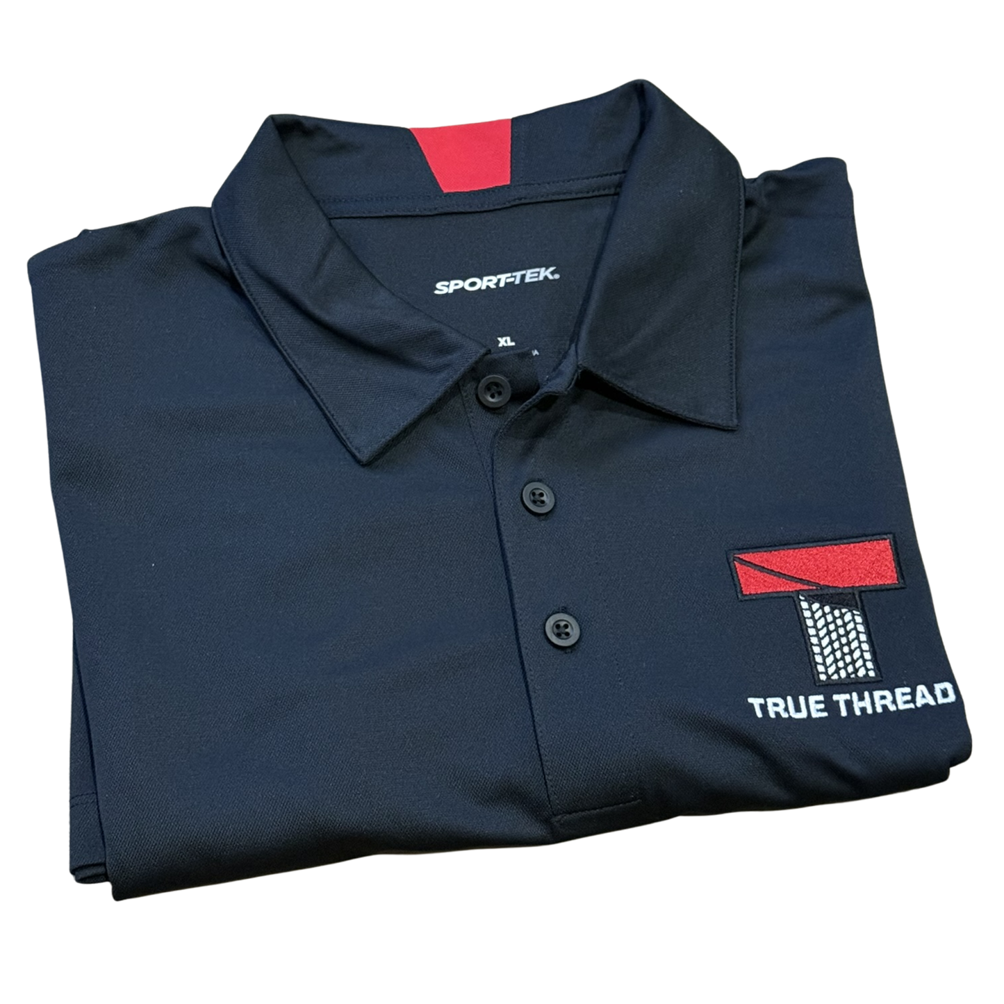 True Thread Sport-Tek Polo – Unisex Car Enthusiast Polo | In-Stock & Ships Fast