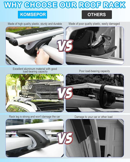 Universal Car Roof Rack Cross Bars