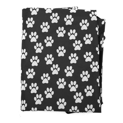 Universal Waterproof Back Car Hammock Pet Protector Cover for Animal Lovers with Paw Print Design