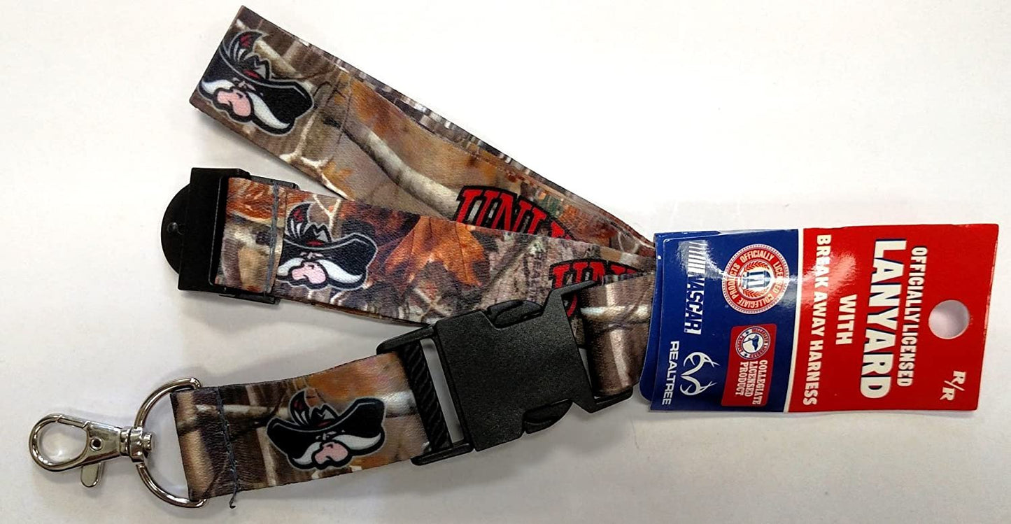 University of Nevada Las Vegas Rebels Unlv Camo Lanyard Keychain Double Sided Breakaway Safety Design Adult 18 Inch