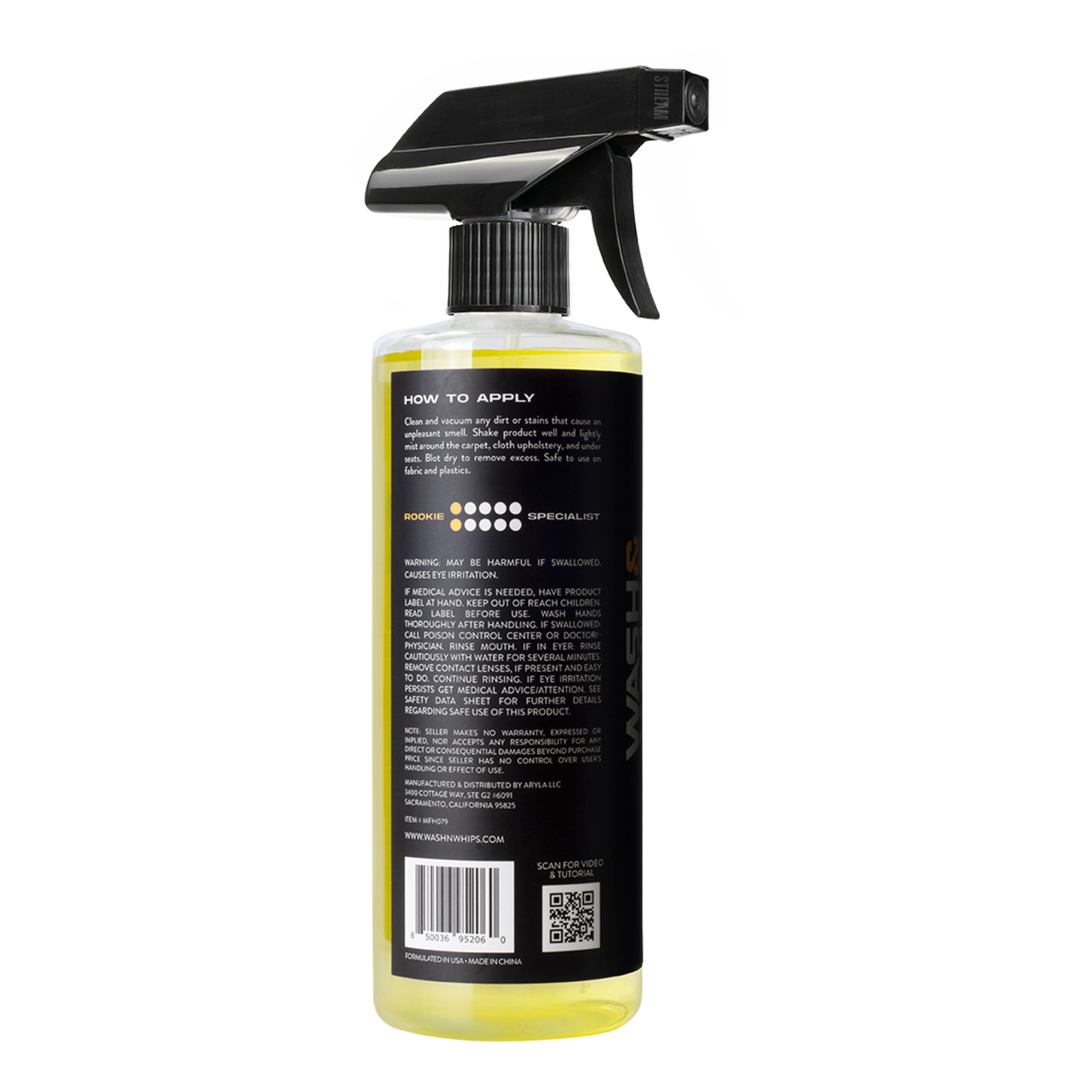 WASH&WHIPS Musk Odor Eliminator 