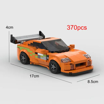 Supra Sports Car Building Blocks Brick