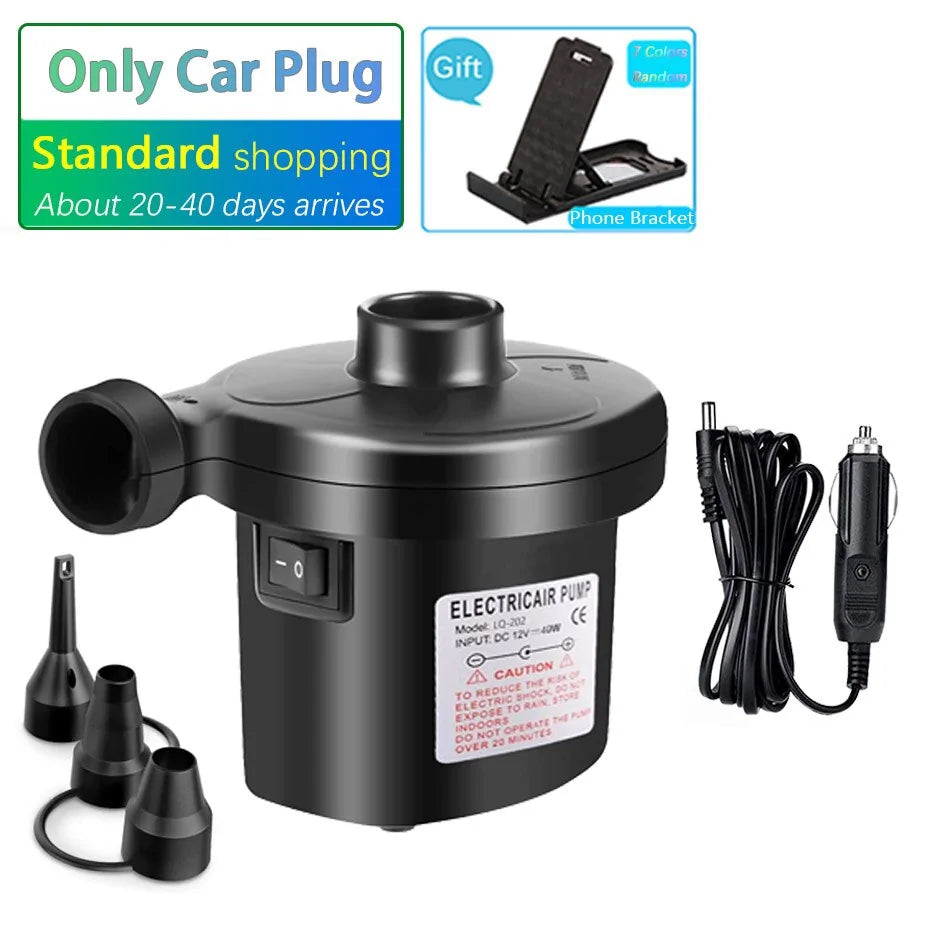 Universal Inflatable Air Compressor with 12V Outlet for Car