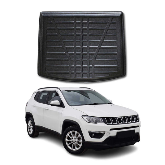 2017-2026 Jeep Compass Cargo Liner Trunk Mat All Weather Black 1