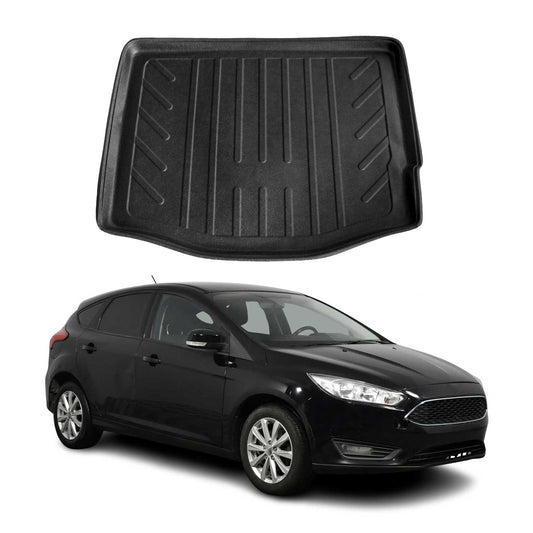 2012-2018 Ford Focus Hatchback Cargo Liner Trunk Mat All Weather Black 1