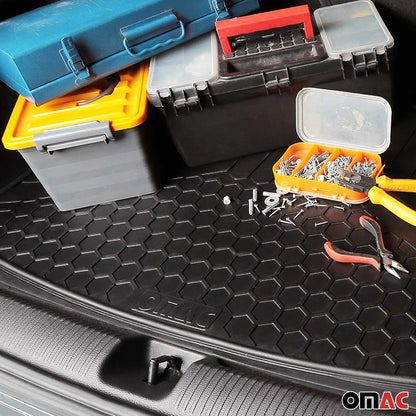 2008-2015 Land Rover LR2 Semi-Custom fit Cargo Mat Liner Waterproof Rubber Black 1Pc 10